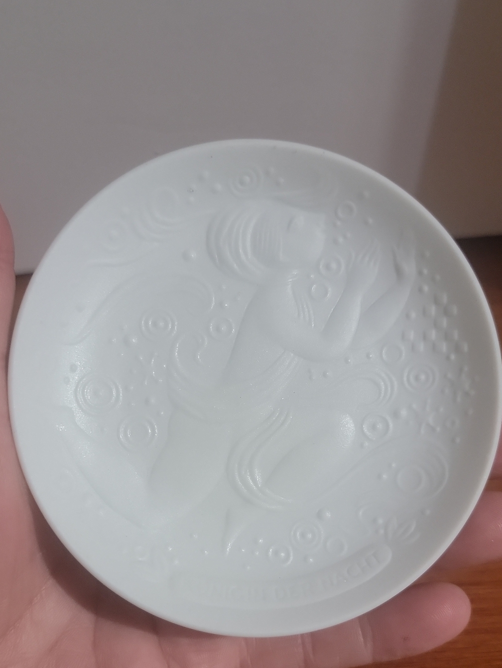 Rosenthal Magic Flute "QUEEN OF THE NIGHT" White Porcelain Plate